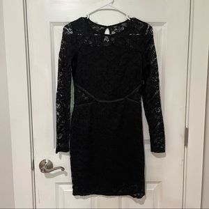 NWOT black lace dress